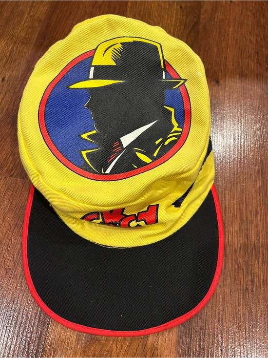 Disney Other - 90s Vintage Disney Dick Tracy Detective Movie Promo Yellow Painters Hat Cap